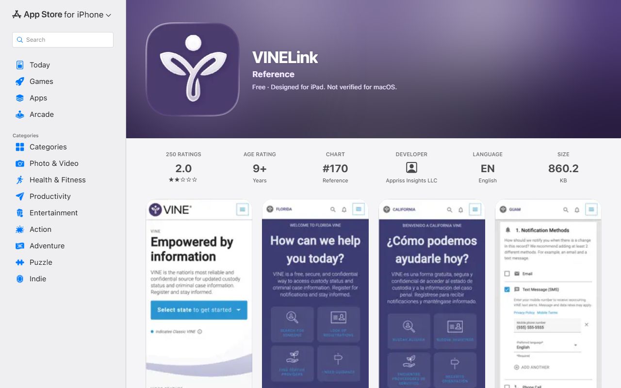 Early County arrest records and court charges with VINELink custody app