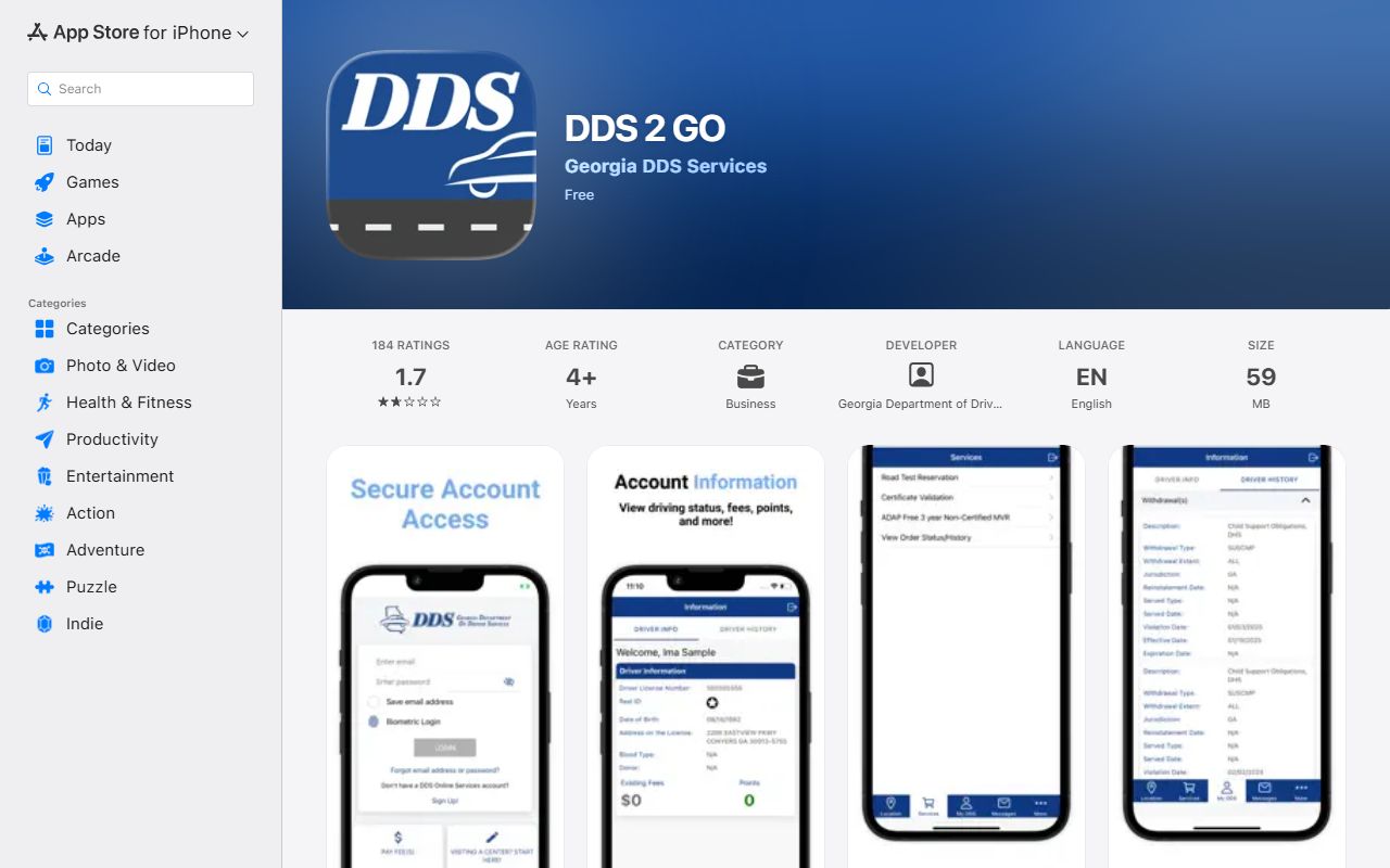 Early County arrest records and court charges with DDS 2 GO Apple app
