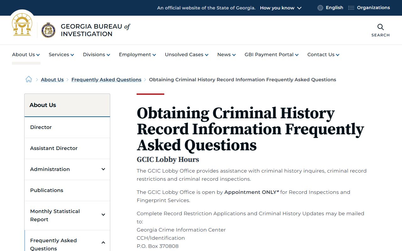 Early County criminal court records and GBI criminal history information