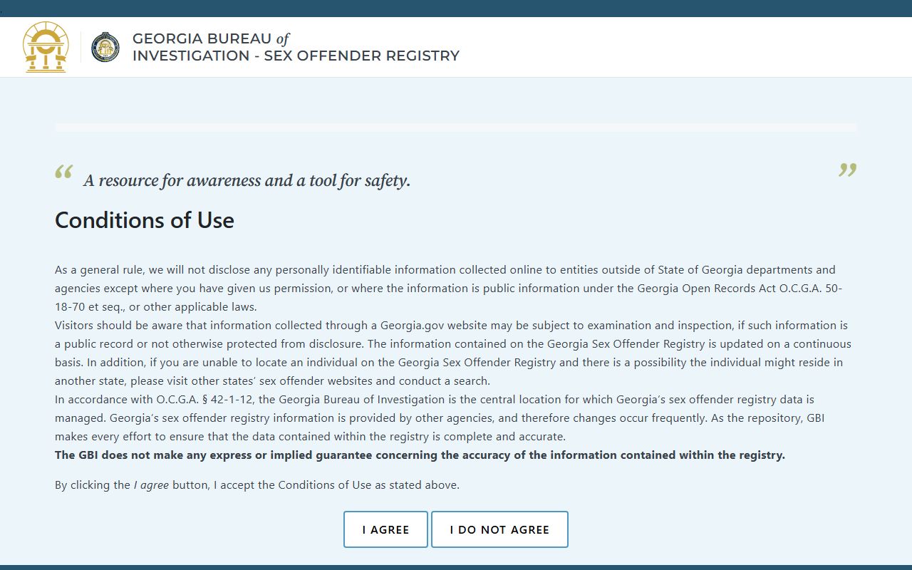 Early County criminal court records and GBI sex offender registry search