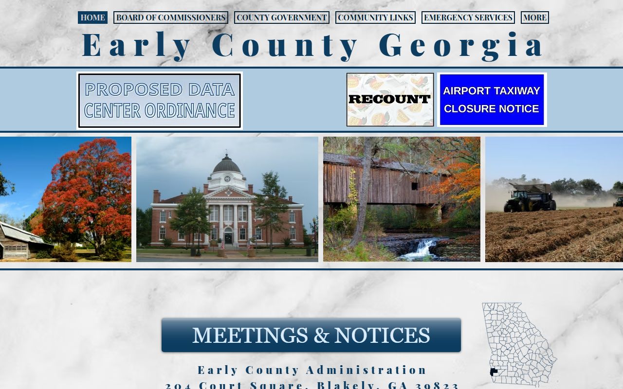 Early County court records official county homepage